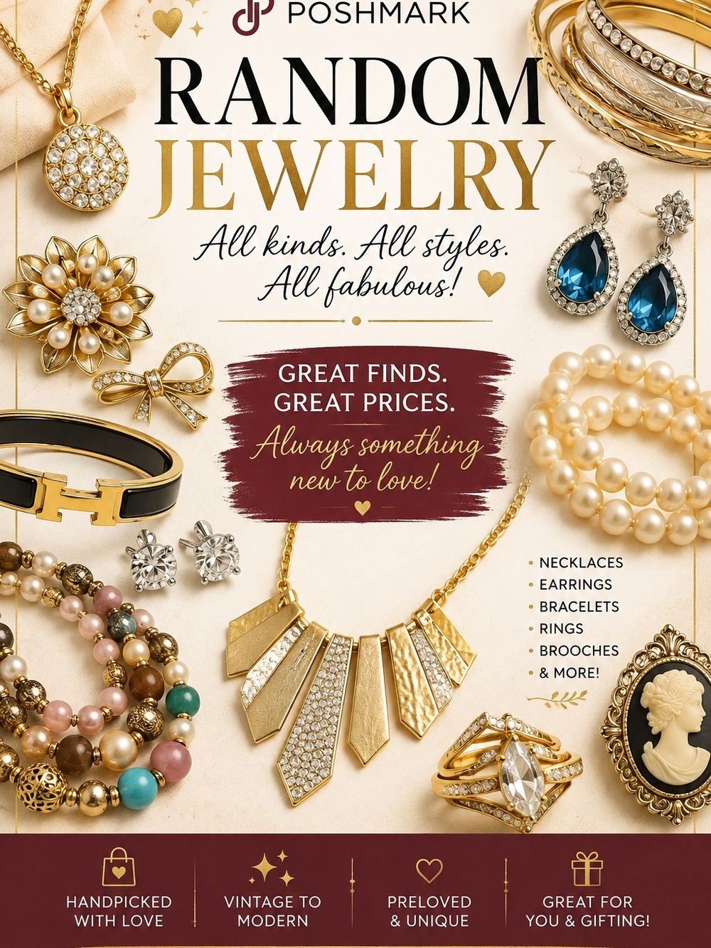 Random Jewelry Collection Pieces